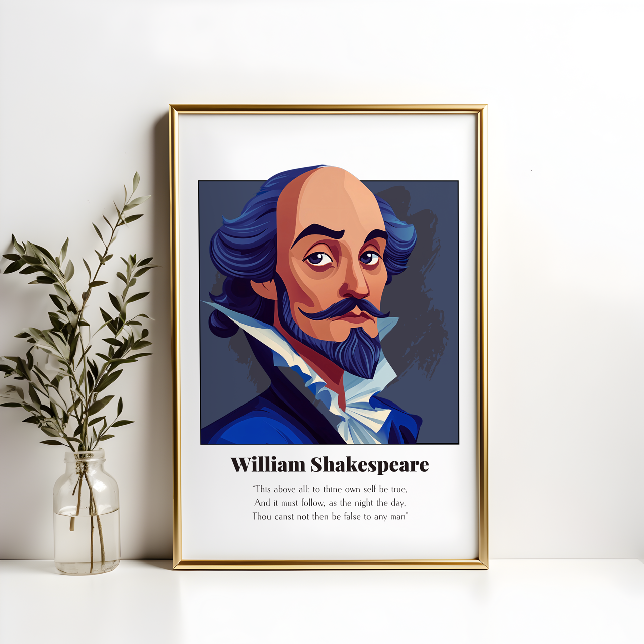 William Shakespeare Quote Poster