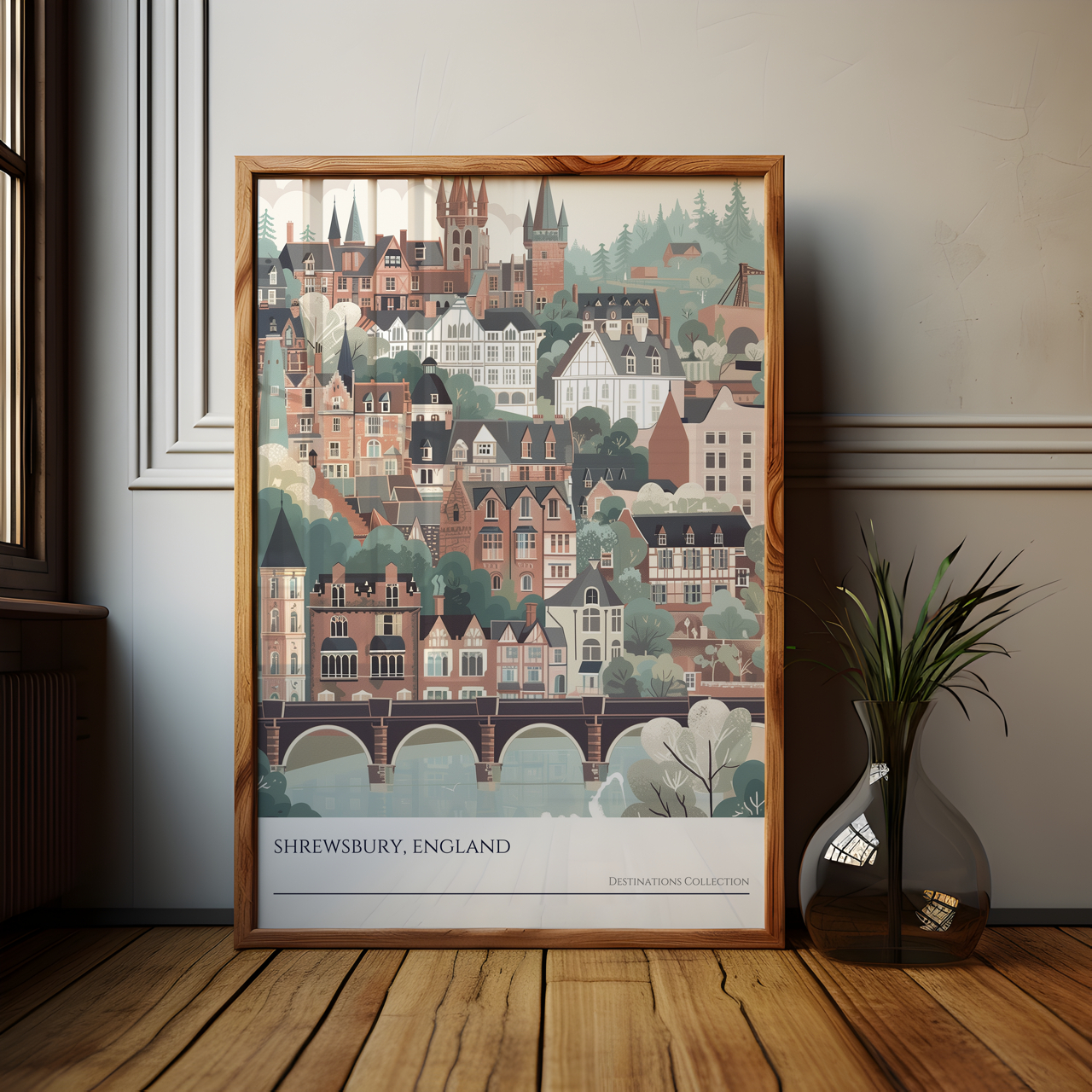 Shrewsbury, England Poster