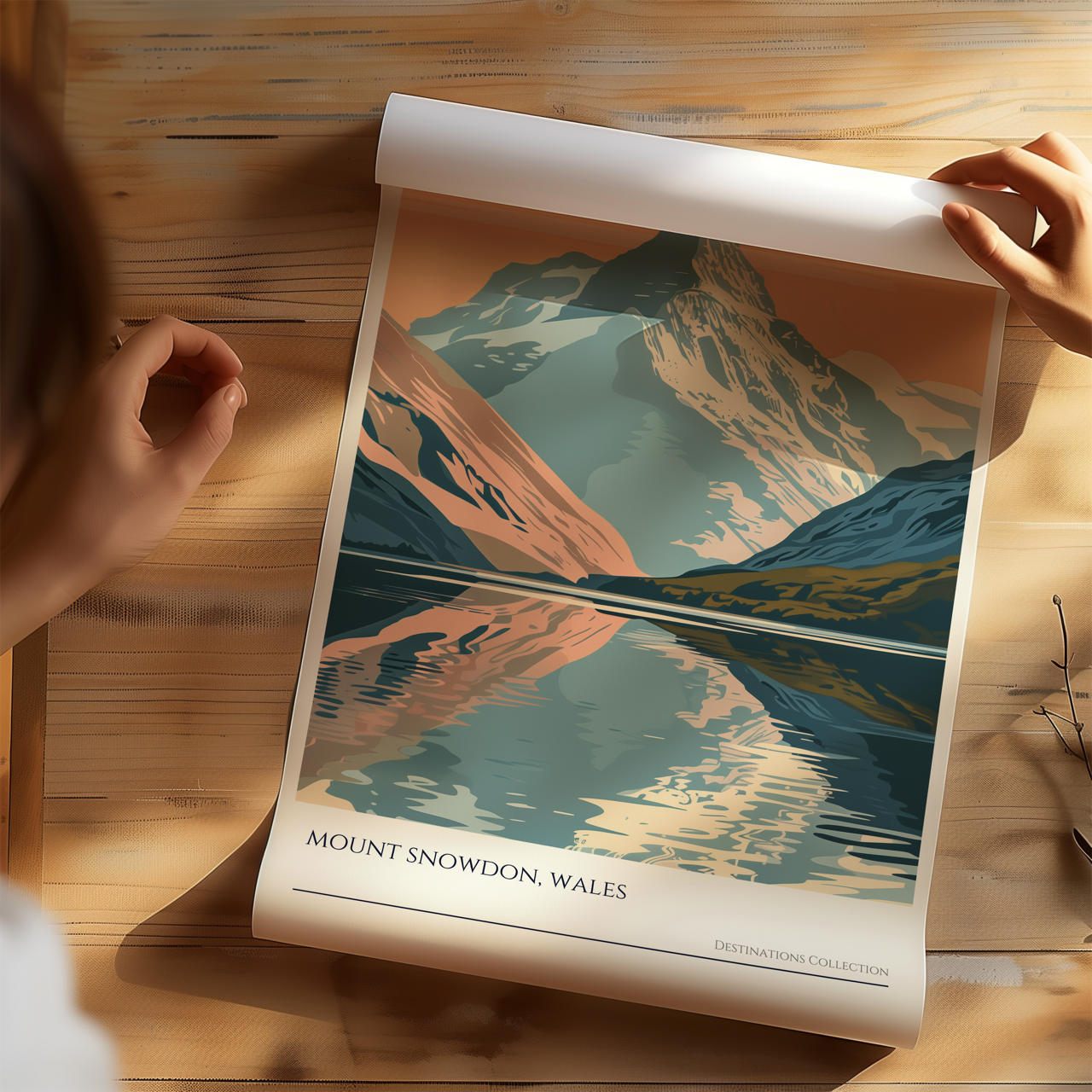 Mount Snowdon Wall Art Poster