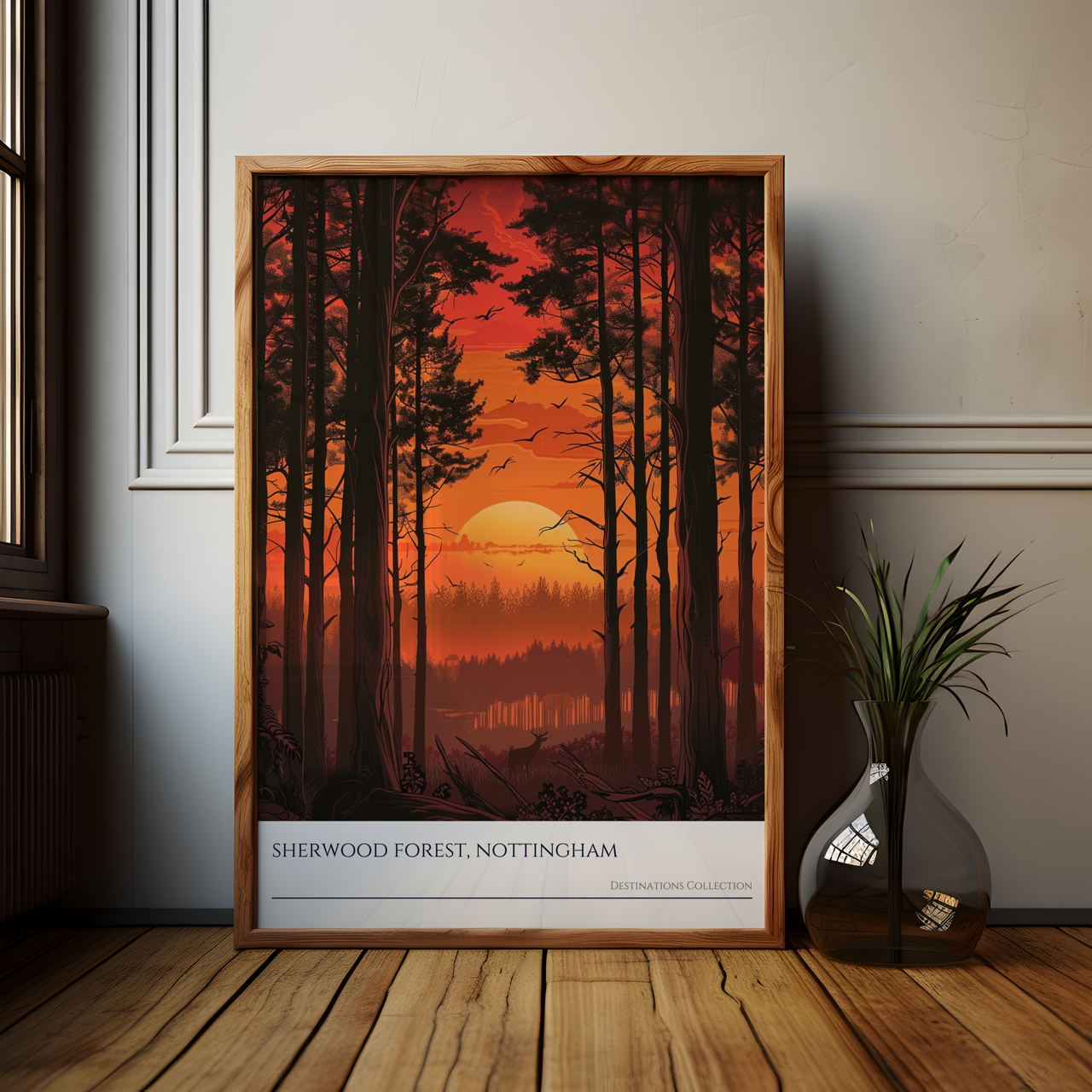 Sherwood Forest Sunset Poster