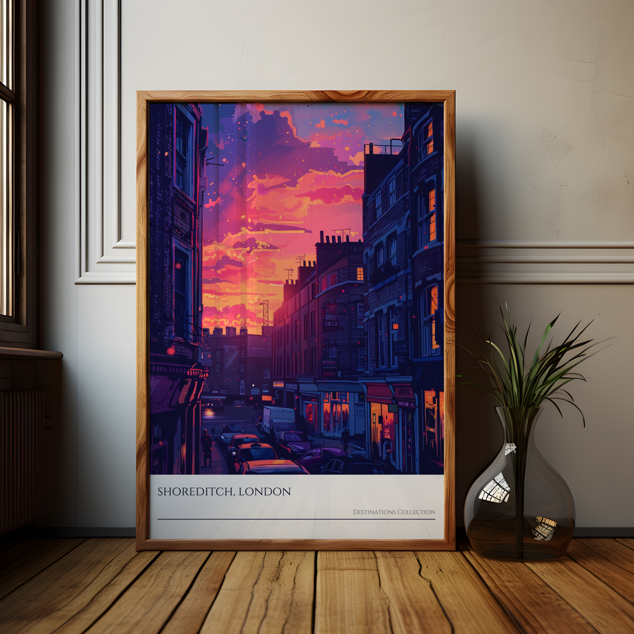 Shoreditch Sunset Poster