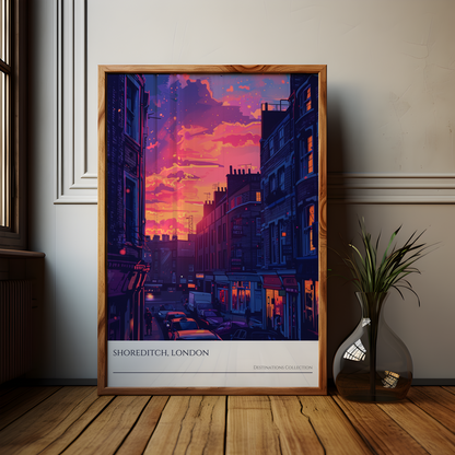 Shoreditch Sunset Poster