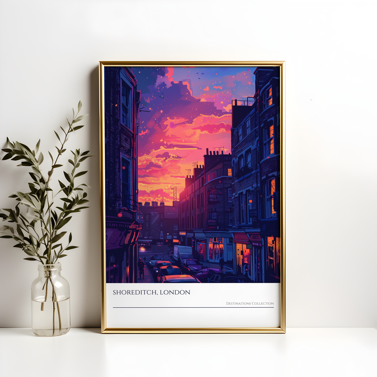 Shoreditch Sunset Poster