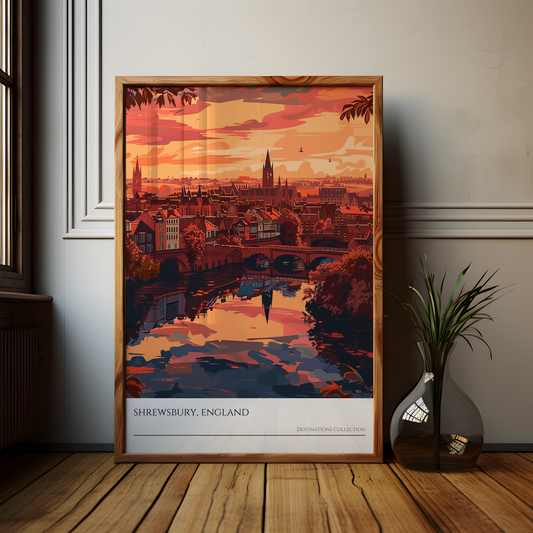 Shrewsbury Sunset Poster