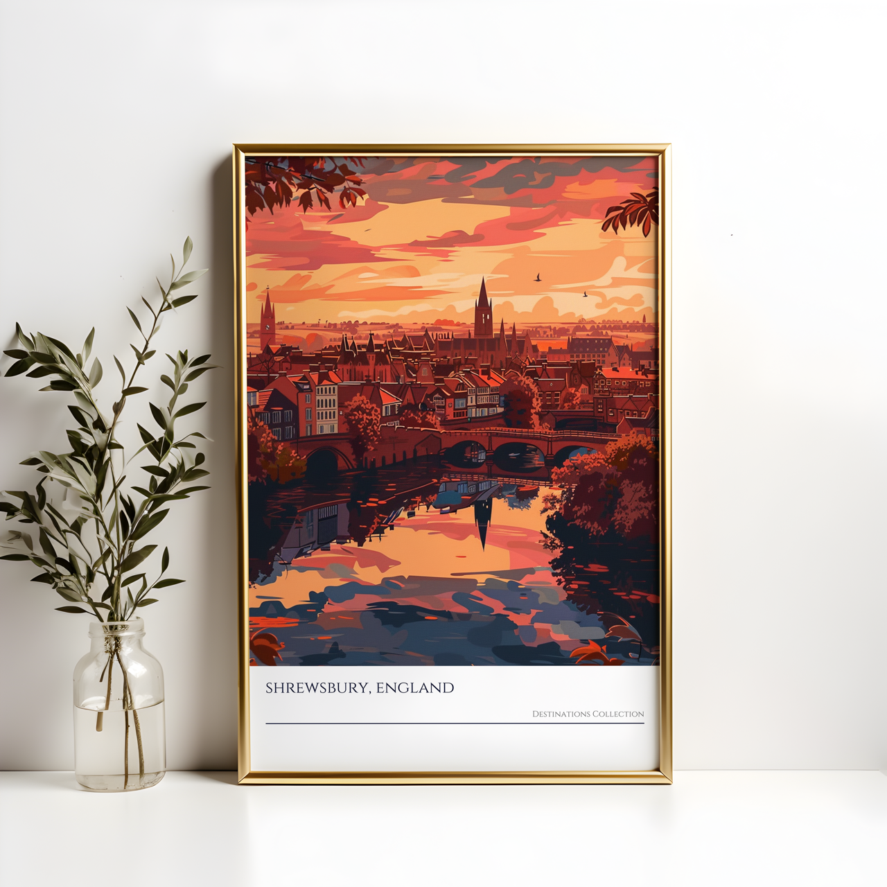 Shrewsbury Sunset Poster