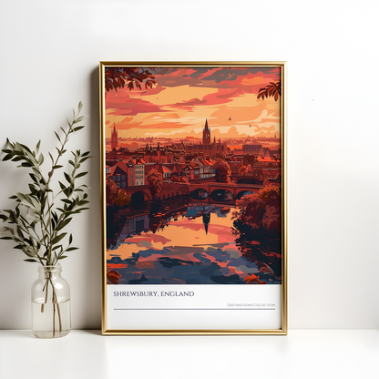 Shrewsbury Sunset Poster