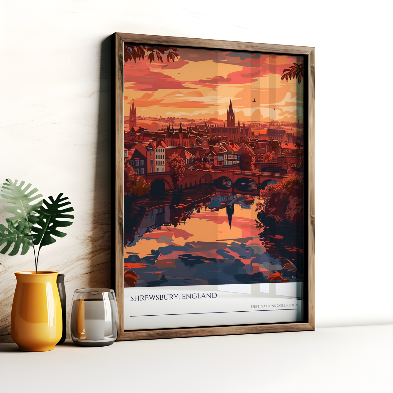 Shrewsbury Sunset Poster