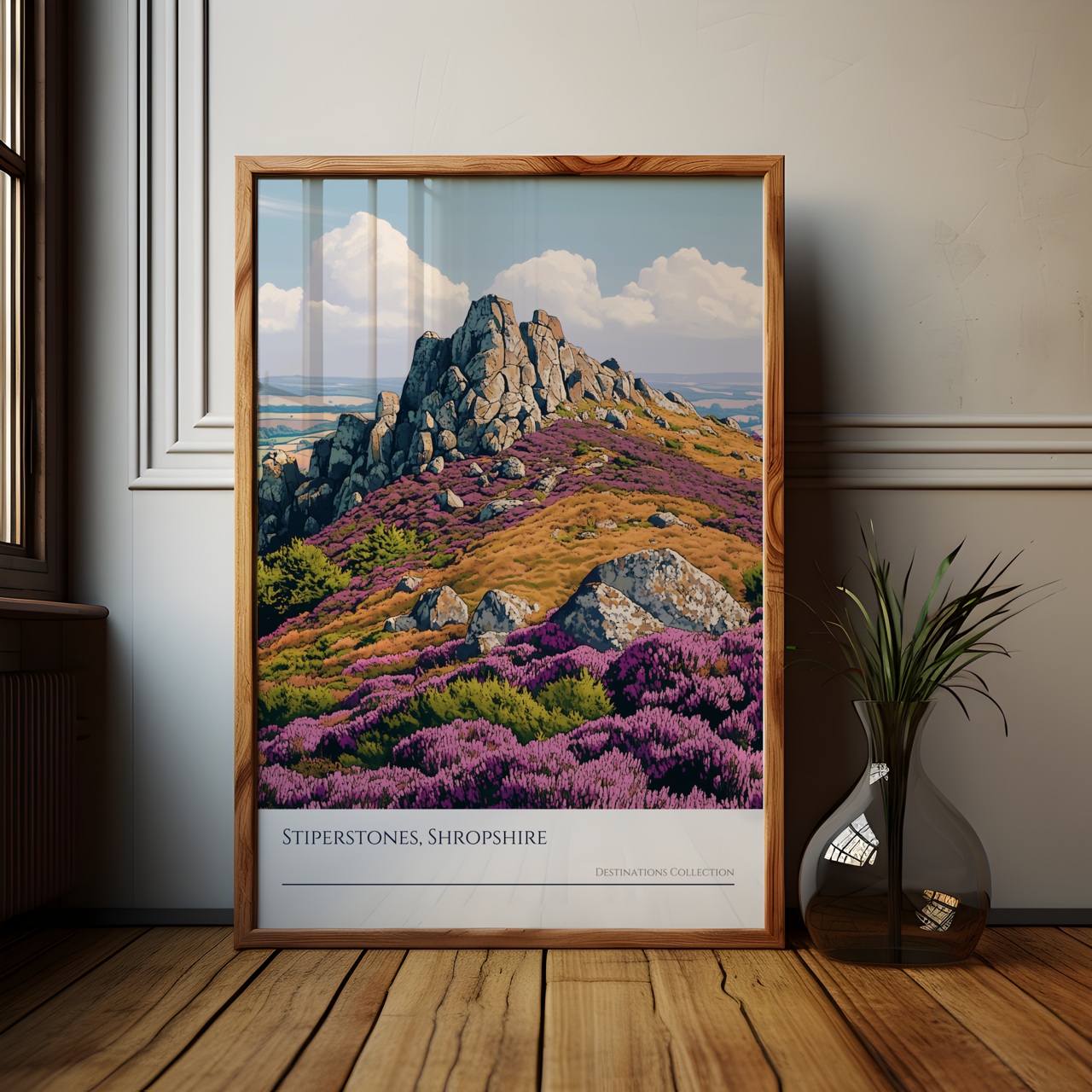 Stiperstones Shropshire Hills Poster