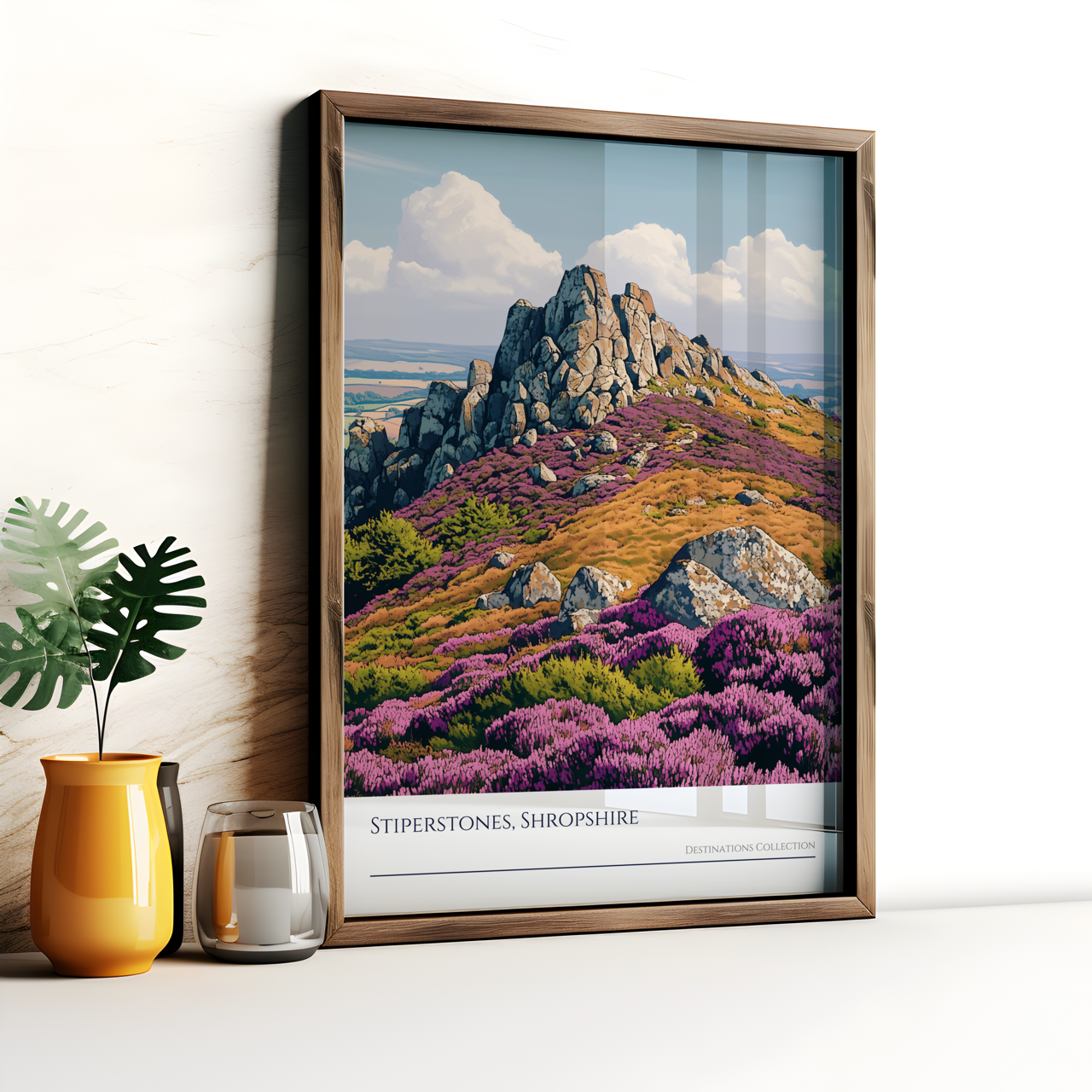 Stiperstones Shropshire Hills Poster