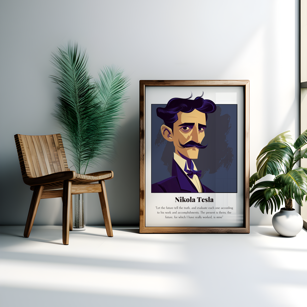 Nikola Tesla Quote Poster