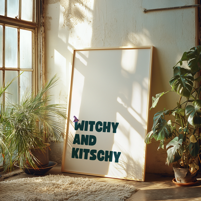 Witchy and Kitschy Poster