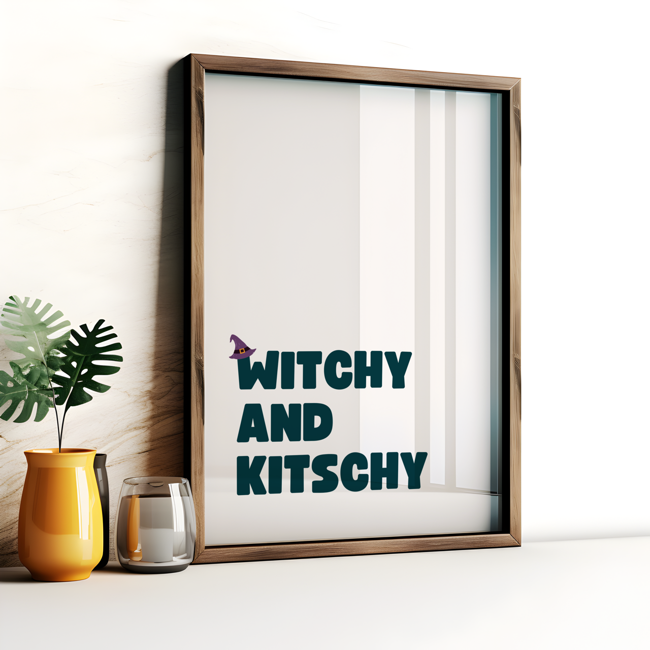 Witchy and Kitschy Poster