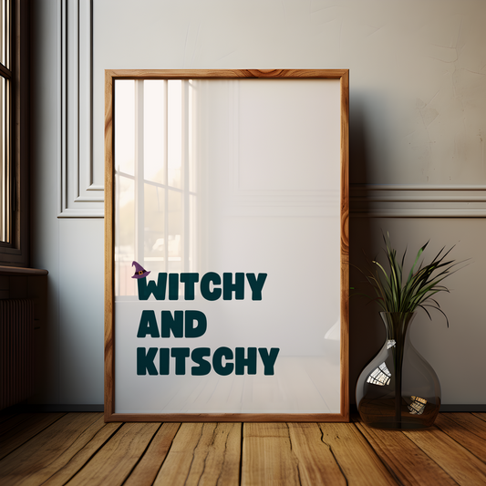 Witchy and Kitschy Poster