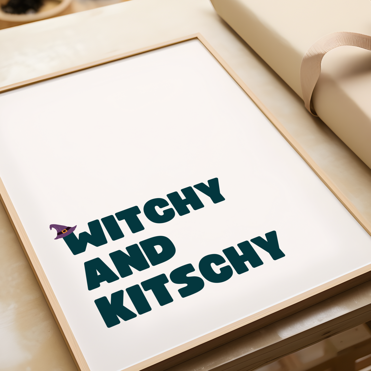 Witchy and Kitschy Poster