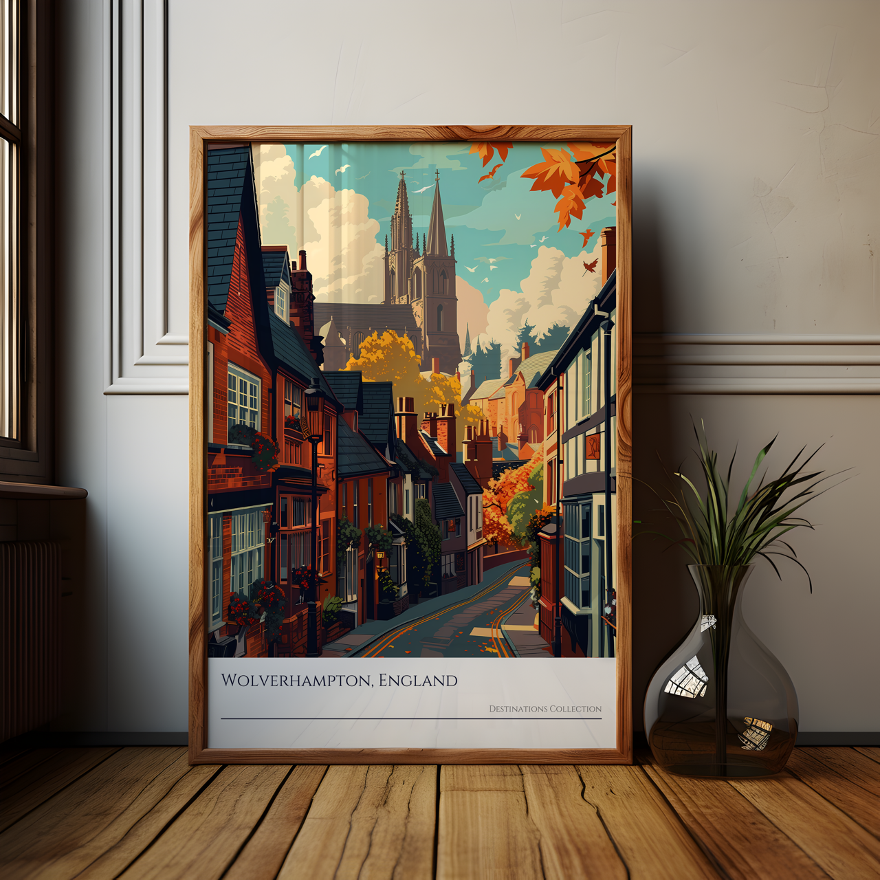 City Backstreet Wolverhampton Poster